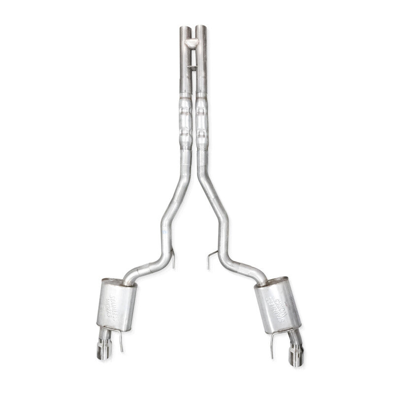 Stainless Works 2024 Mustang GT Catback Dual Tips Legend Sound H-Pipe Performance Connect Exhaust-thumbmail-1