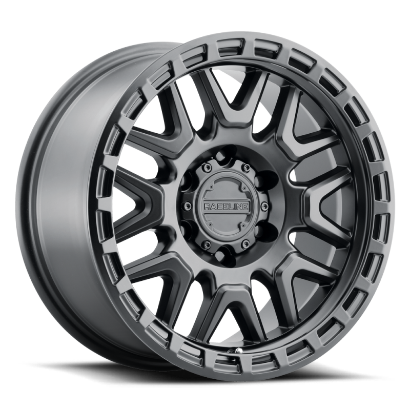 Raceline 953B Krank Wheel 20x9 / 6X139.7 BP / 0mm Offset / 5mm BS - Satin Black-thumbmail-1