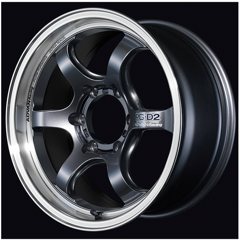 Advan RZ-DF2 Wheel 19x10.0 5x114.3 25mm Diamond Cut & Hyper Platinum Black-thumbmail-1