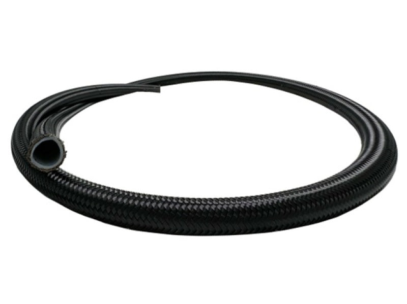 Fuelab Black Nylon Stainless Steel Braided PTFE Hose - 6AN - 20ft-thumbmail-1