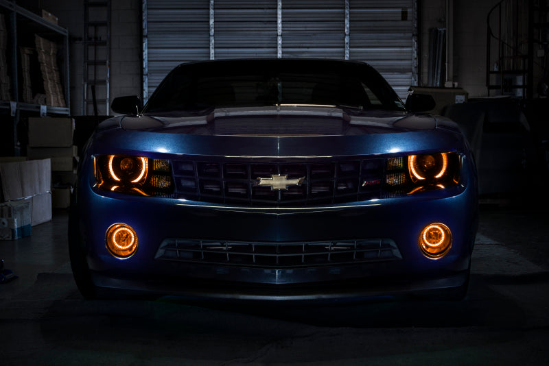 Oracle 10-13 Chevrolet Camaro LED Fog Halo Kit - Amber-thumbmail-6