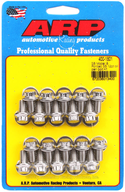 ARP SB Mopar and Pontiac SS 12pt Oil Pan Bolt Kit-thumbmail-1