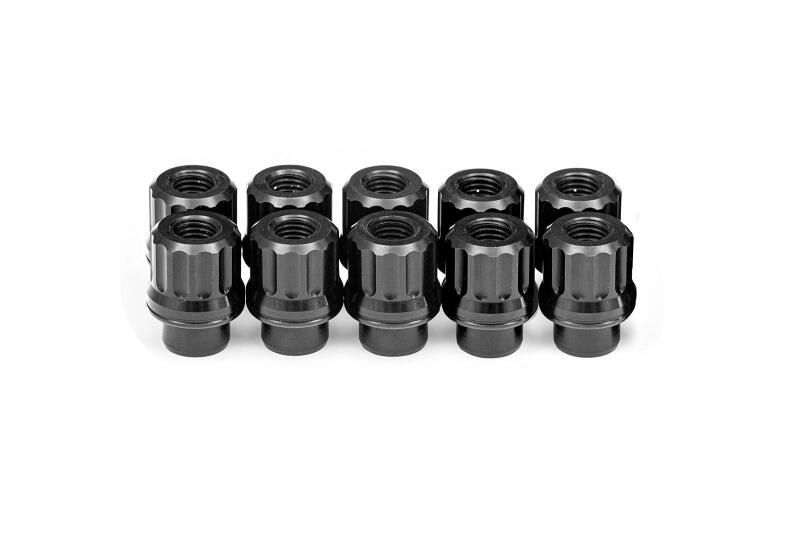 BMR 97-19 Chevrolet Corvette C5/C6/C7 Lug Nut Kit 12mm x 1.50 RH Shank 12-pt Alum Set of 10-thumbmail-1