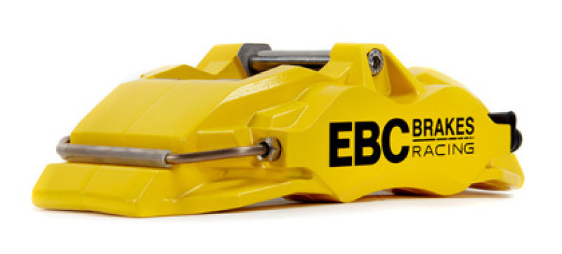 EBC Racing 17-22 Honda Civic Type-R (FK8) Yellow Apollo-6 Front Left Caliper-thumbmail-1