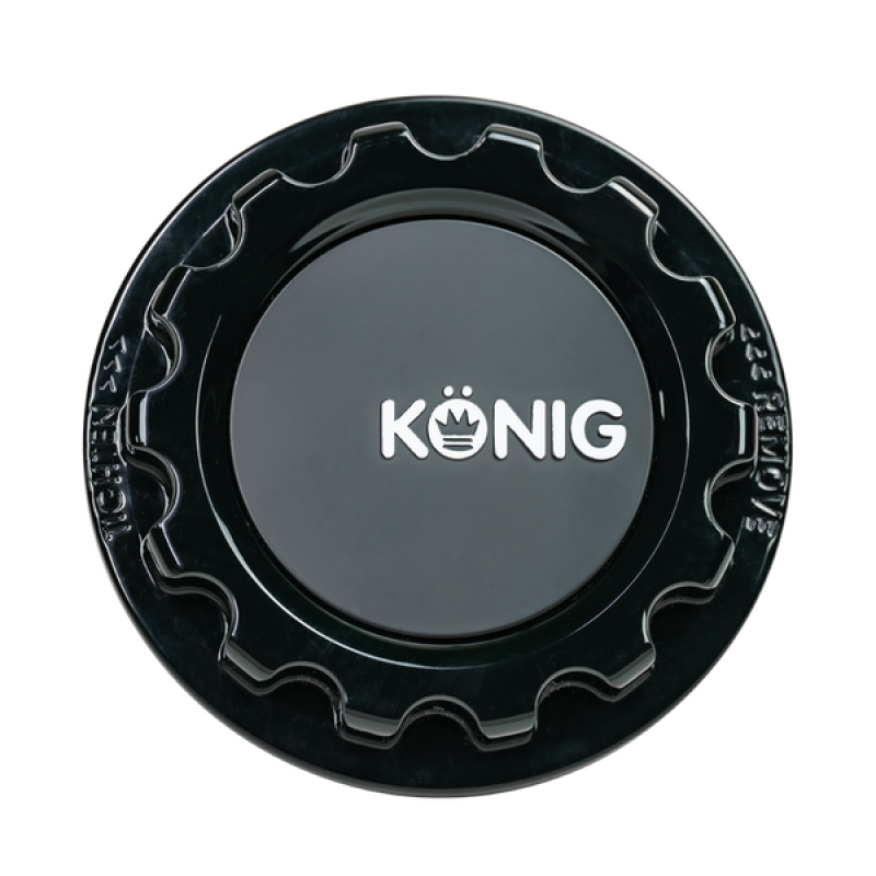Konig MRK1 Gloss Black Gear Cap w/ Logo-thumbmail-2