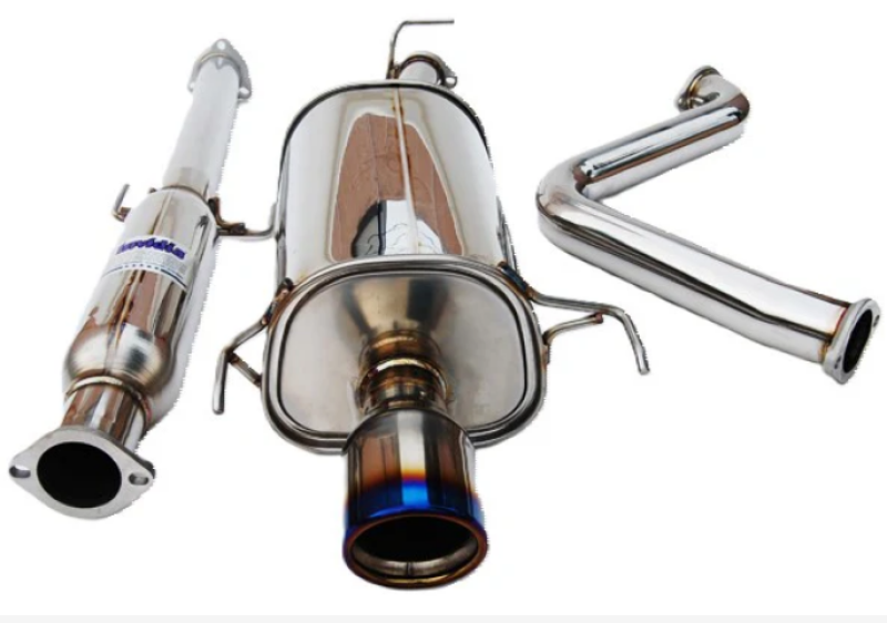 Invidia 97-01 Prelude Q300 Titanium Rolled Tip Cat-back Exhaust **Fits BASE Model ONLY**-thumbmail-2