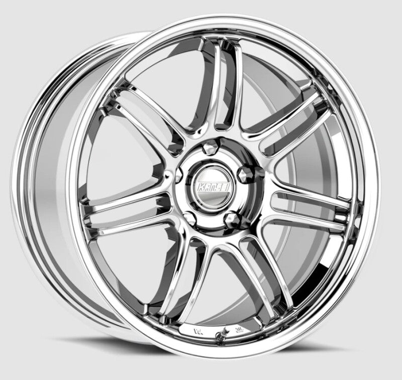 Kansei K17X Seven 18x8.5in / 5x114.3 BP / 35mm Offset / 73.1mm Bore - Chrome-thumbmail-1