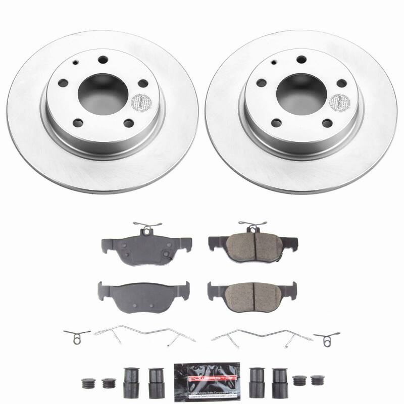 Power Stop 19-25 Mazda 3 Rear Z23 Coated Brake Kit-thumbmail-1