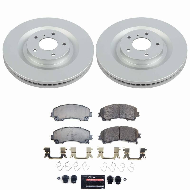 Power Stop 19-25 Infiniti QX50 Front Z23 Coated Brake Kit-thumbmail-1