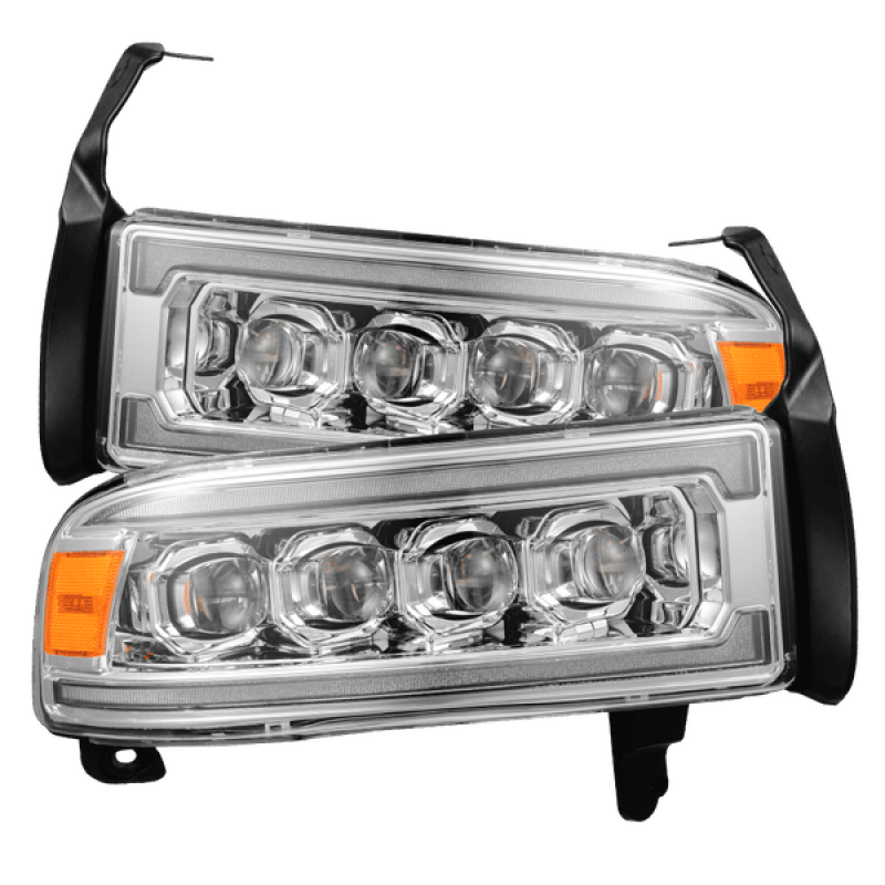 AlphaRex 94-01 Dodge Ram 1500 NOVA LED Headlights Chrome w/ Activ. Light Seq. Signal and SB DRL-thumbmail-10