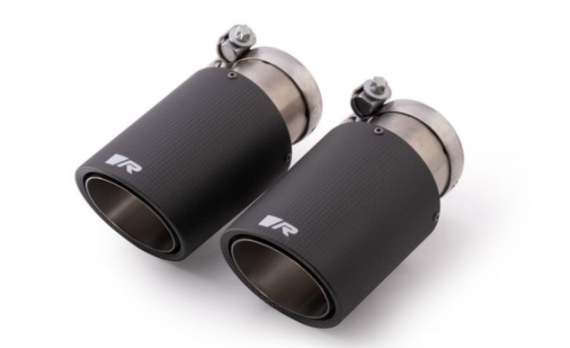 Remus Carbon 84mm Angled Titanium Internals Tail Pipe Set (Pair)-thumbmail-1