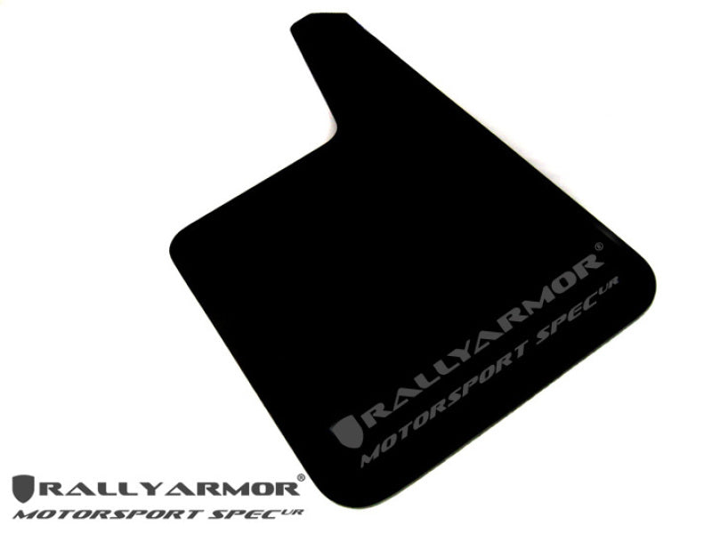 Rally Armor Universal Motorsport Spec Black UR Mud Flap Metallic Black Logo-thumbmail-3