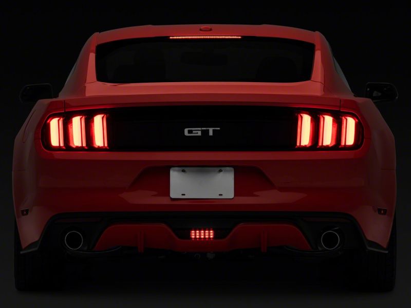 Raxiom 15-17 Ford Mustang Axial LED Reverse Light w/ Running Light Triple Flash Brake Light- Smoked-thumbmail-8