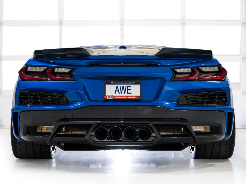 AWE 2023 C8 Corvette Z06 SwitchPath Cat-Back Exhaust - Diamond Black Tips-thumbmail-15