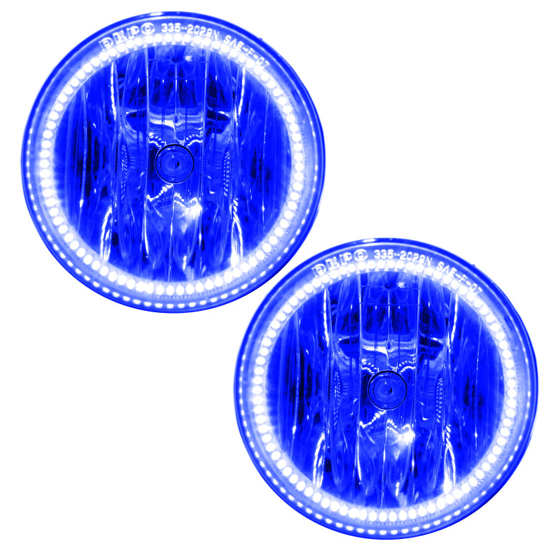 Oracle 05-09 Ford Mustang Shelby/Roush/GT500 LED Fog Light Halo Kit - Blue-thumbmail-3