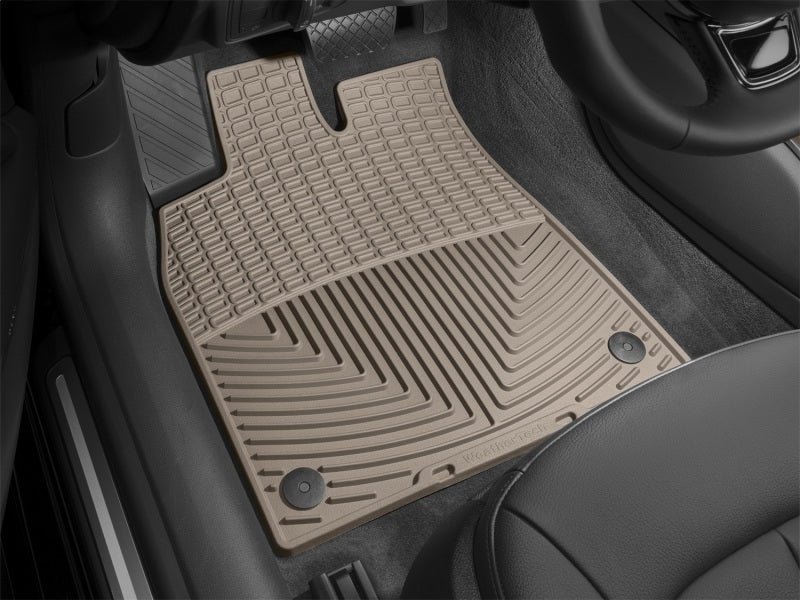 WeatherTech 12+ Audi A6/S6 Front Rubber Mats - Tan-thumbmail-4