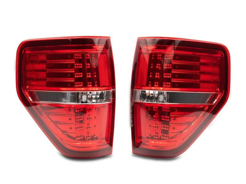 Raxiom 09-14 Ford F-150 Styleside LED Tail Lights- Chrome Housing- Red/Clear Lens-thumbmail-7