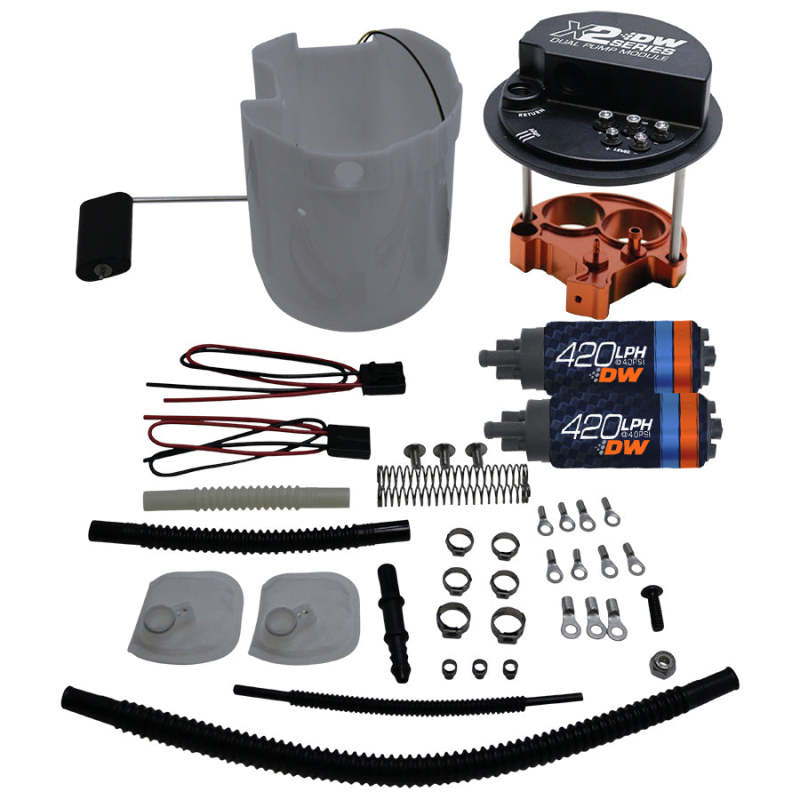 Deatschwerks X2 Pump Module w/ Dual DW420 for 2012-16 Scion FR-S 2012-20 Subaru BRZ-thumbmail-1