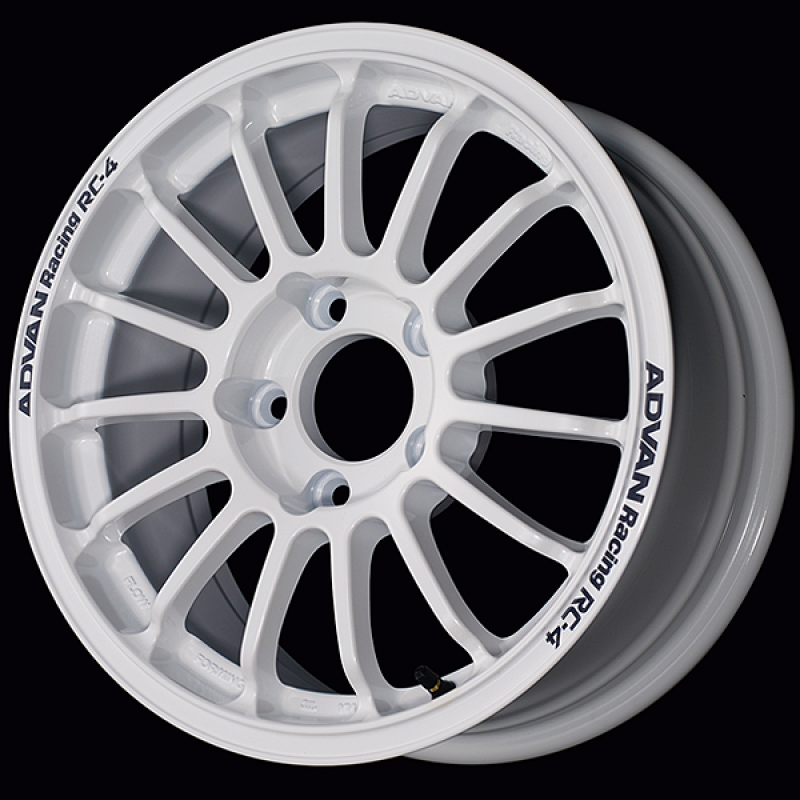 Advan RC-4 15x6.5 / +35 Offset / 5-114.3 / 73mm Bore / Rally White-thumbmail-1