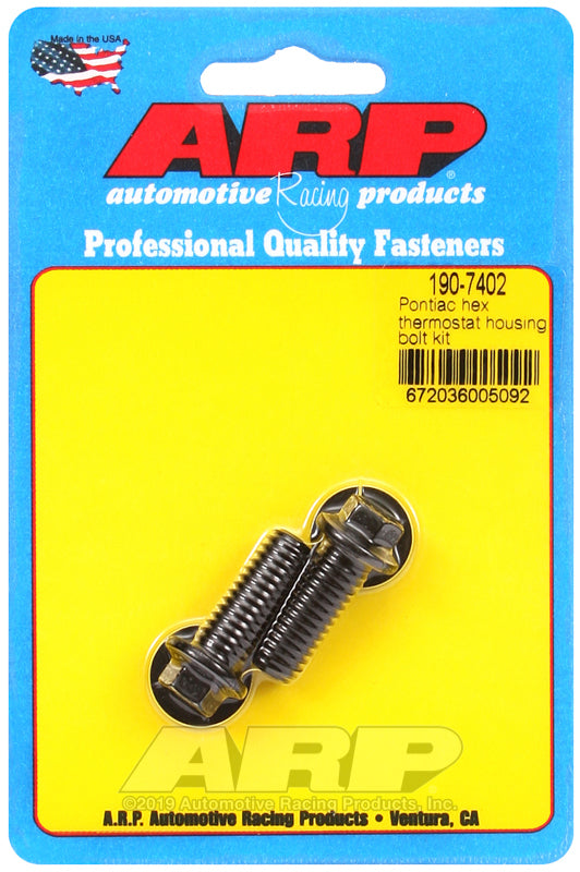 ARP Pontiac Hex Thermostat Housing Bolt Kit-thumbmail-1