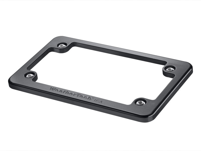 WeatherTech Motorcycle Billet Plate Frames - Black-thumbmail-2