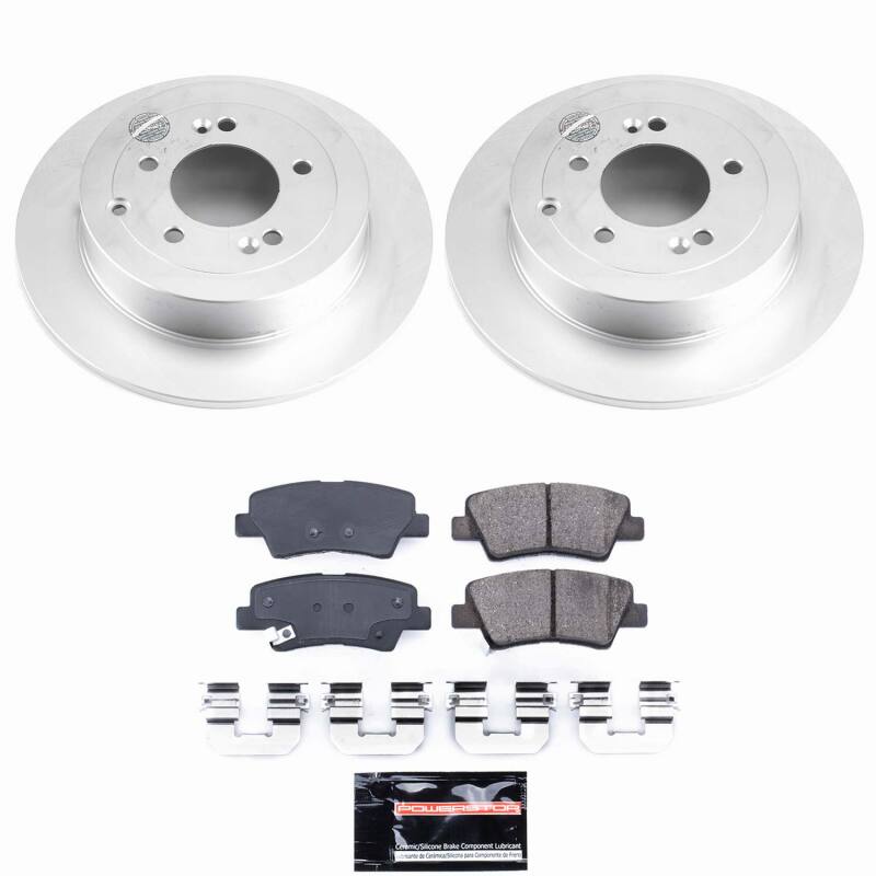 Power Stop 16-18 Hyundai Tucson Rear Z23 Coated Brake Kit-thumbmail-1