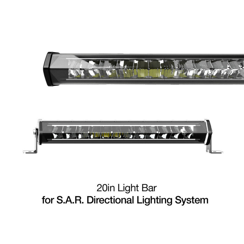 XK Glow White Housing SAR Light Bar - Emergency Search and Rescue Light 20In-thumbmail-2