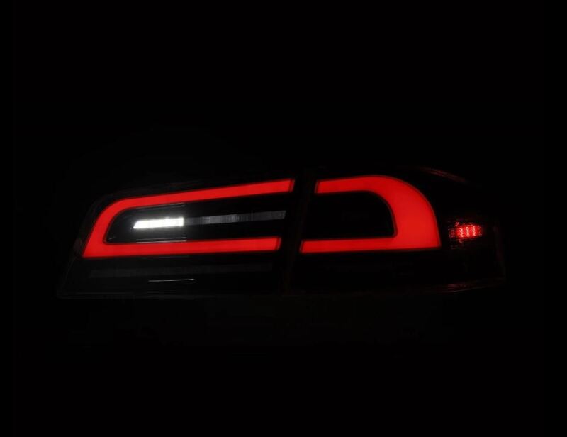 AlphaRex 12-21 Tesla Model S LUXX-Series LED Tail Lights - Black-thumbmail-9