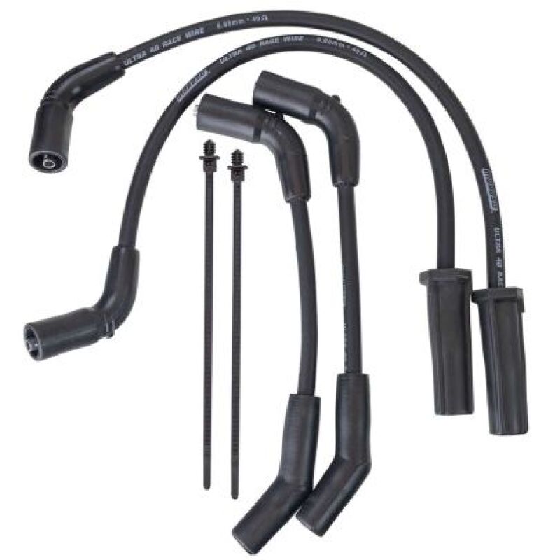 Moroso 2024+ Harley Davidson M8 Touring Ultra 40 Ignition Wire Set - Black-thumbmail-1