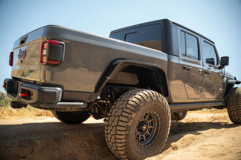 DV8 Offroad 20-24 Jeep Gladiator JT Rear Inner Fender Liners - Satin Black-thumbmail-14