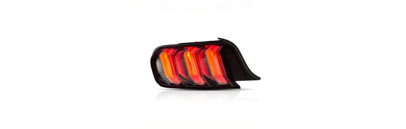 Raxiom 15-23 Ford Mustang Euro Style LED Tail Lights- Gloss Black Housing- Red Lens-thumbmail-14