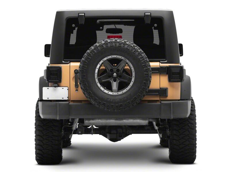 Raxiom 07-18 Jeep Wrangler JK Axial Series JL Style LED Tail Lights- Black Housing- Smoked Lens-thumbmail-12