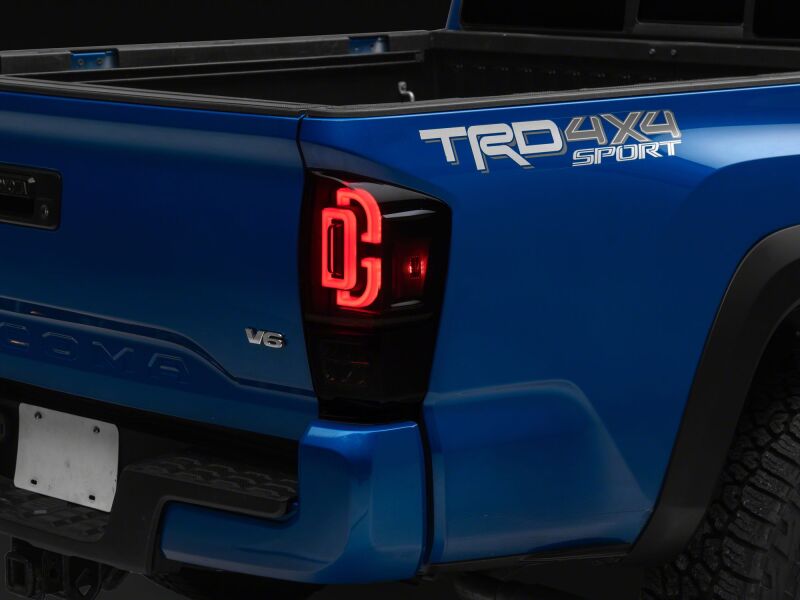 Raxiom 16-23 Toyota Tacoma XW Series Sequential LED Tail Lights- Black Housing/ Smoked Lens-thumbmail-7