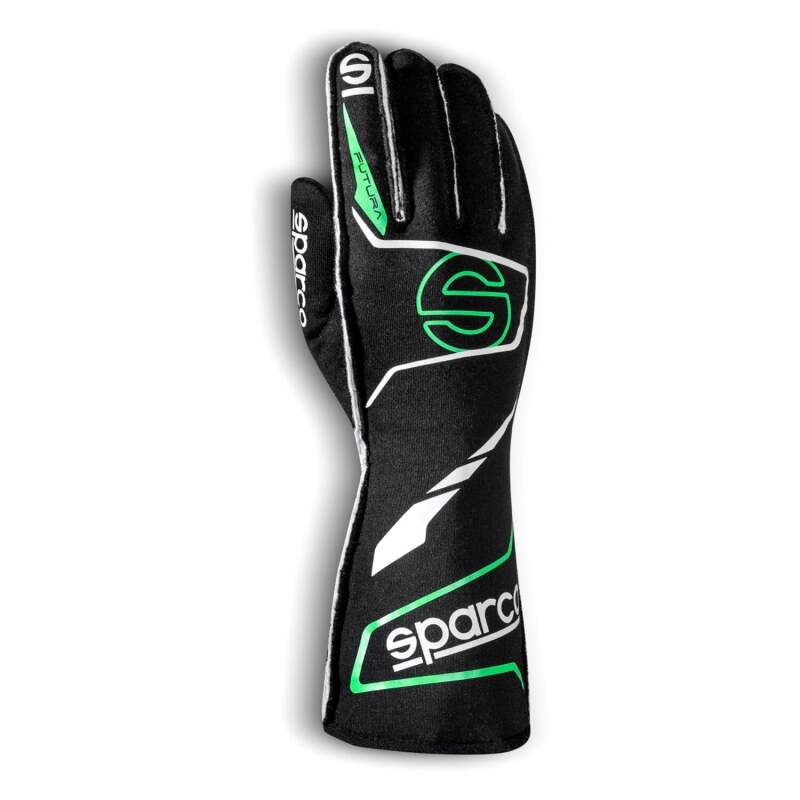 Sparco Glove Futura 10 BLK/GRN-thumbmail-1