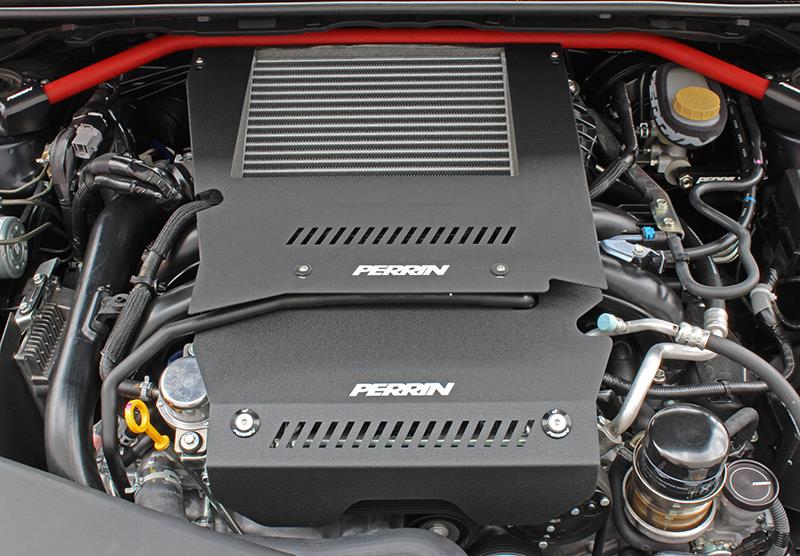 Perrin 15-16 Subaru WRX Engine Cover Kit - Black-thumbmail-8