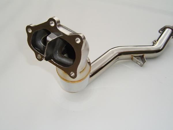 Invidia 02-07 WRX/STi Polished Divorced Waste Gate Downpipe with High Flow Cat-thumbmail-5