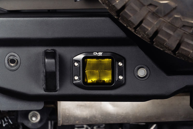 DV8 3-Inch Elite Series LED Amber Flush Mount Pod Light-thumbmail-15