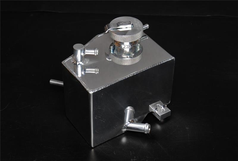 Weapon R 12 Fiat 500 1.4L 4cyl Polished Alum Coolant Tank (w/ Pressure Cap)-thumbmail-2