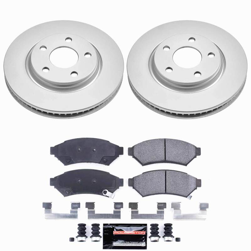 Power Stop 05-09 Buick Allure Front Z23 Coated Brake Kit-thumbmail-1