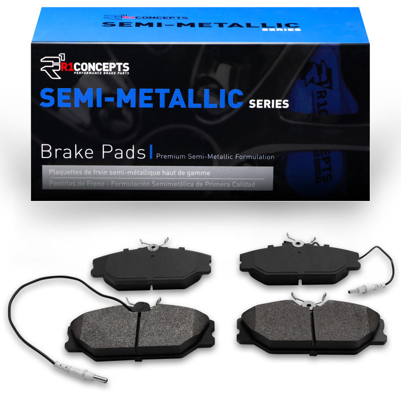 R1 02-10 Renault Clio Front Semi Met Brake Pads-thumbmail-1