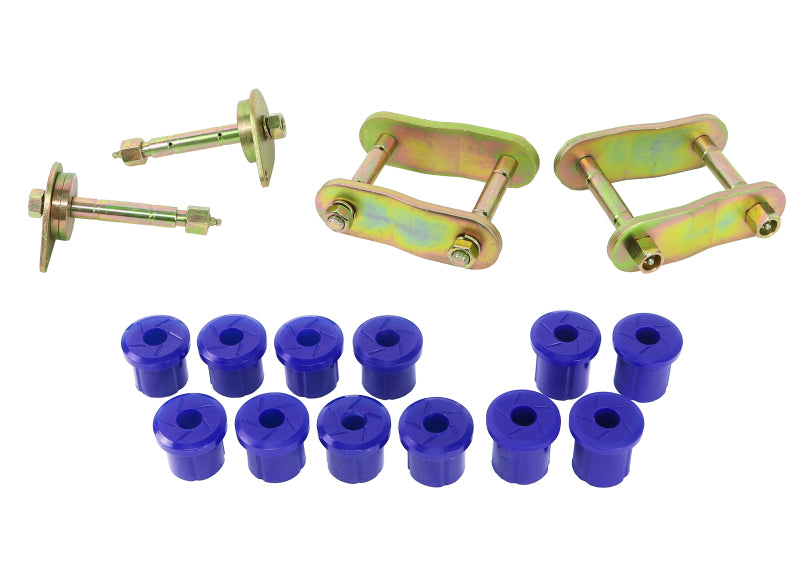 SuperPro 07+ Toyota Land Cruiser Greaseable Leaf Spring and Shackle Bushing Kit- (Rear)-thumbmail-2