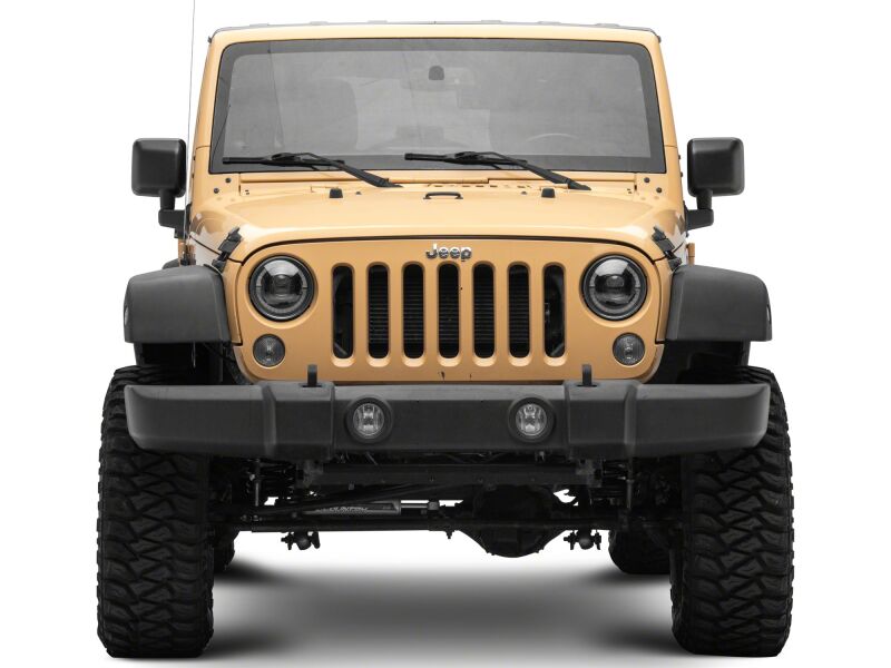 Raxiom 07-08 Jeep Wrangler JK Hi Output LED Headlights/Angel Eye DRL- Black Housing- Clear Lens-thumbmail-12