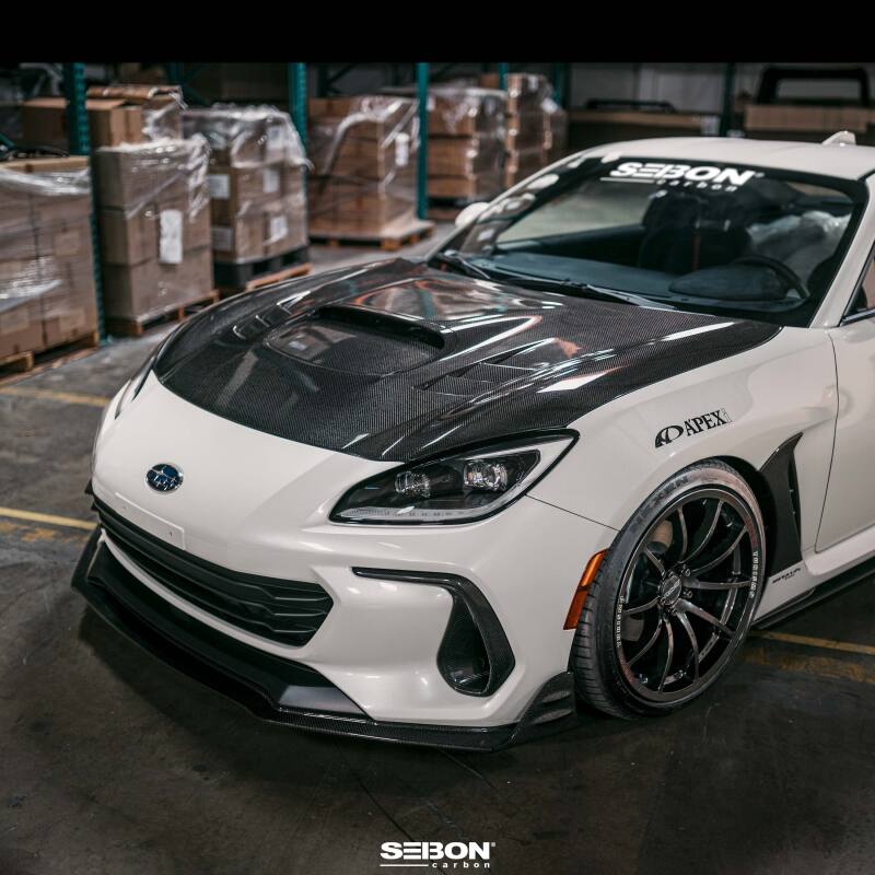 Seibon 22-23 Subaru BRZ Carbon Fiber Front Bumper Duct-thumbmail-5