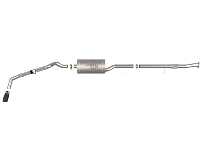 aFe 23-25 GM Colorado/Canyon L4-2.7L (t) Apollo GT Series 3in 409 SS Cat-Back Exhaust w/ Blk Tip-thumbmail-6