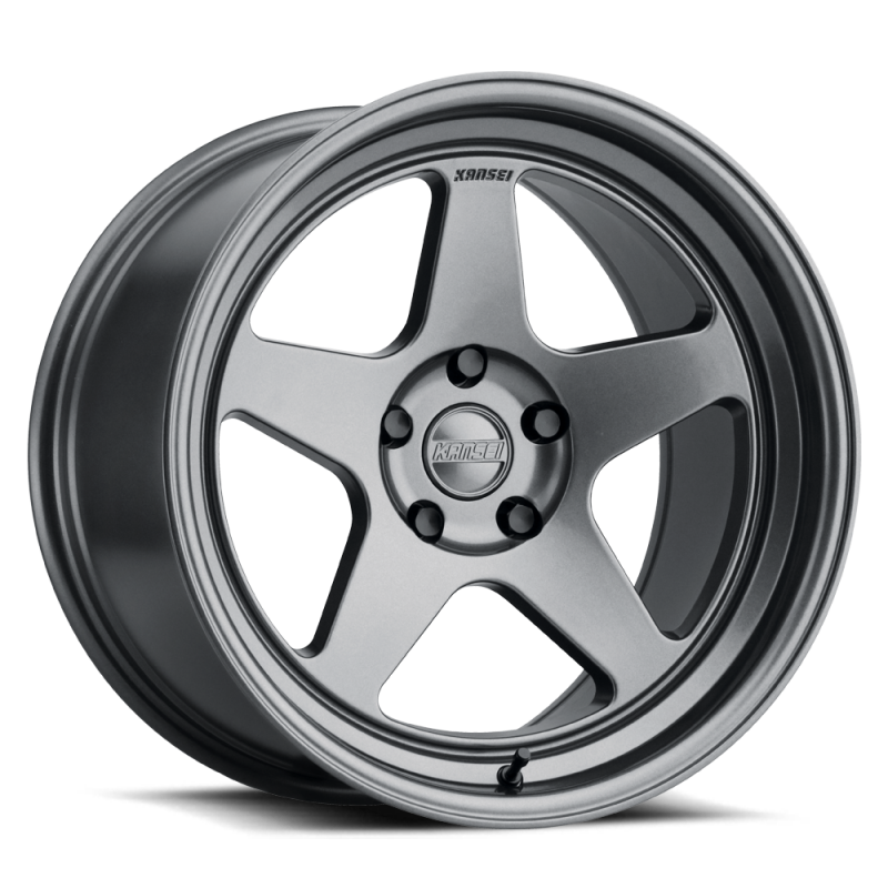 Kansei K12G Knp 17x9in / 5x114.3 BP / 35mm Offset / 73.1mm Bore - Gunmetal Wheel-thumbmail-1