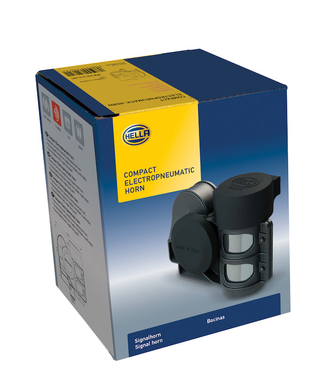 Hella Compressed Air Trumpet Horn 12V-thumbmail-9