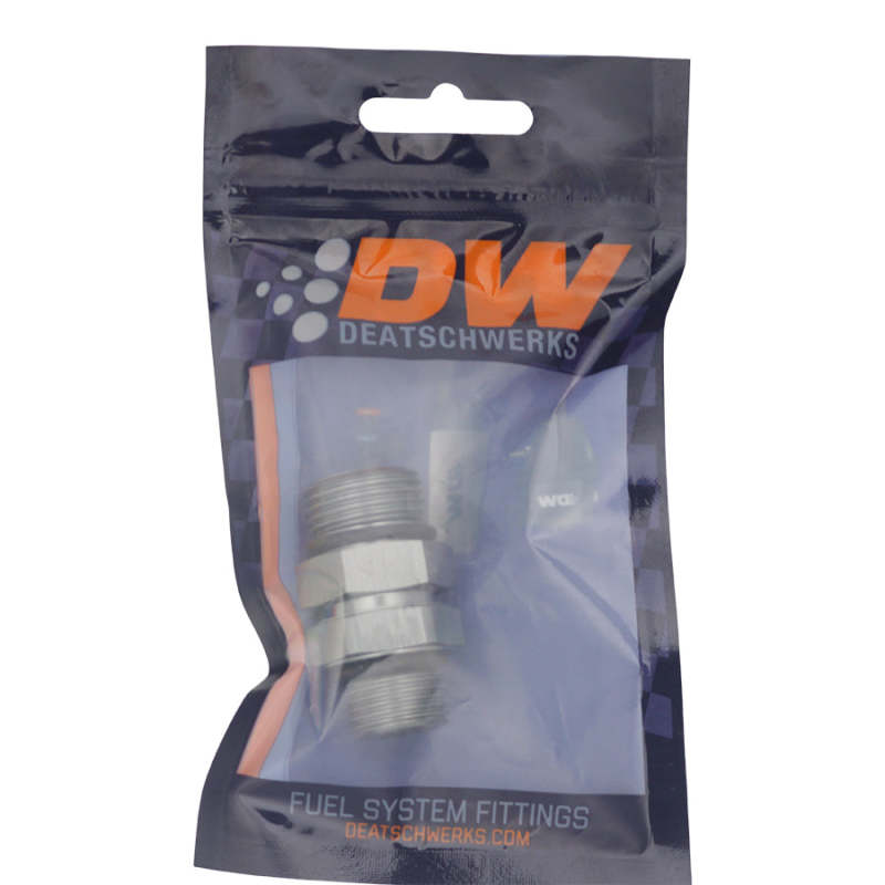 DeatschWerks 8AN ORB Male to 10AN ORB Male Swivel Adapter - Anodized DW Titanium-thumbmail-2