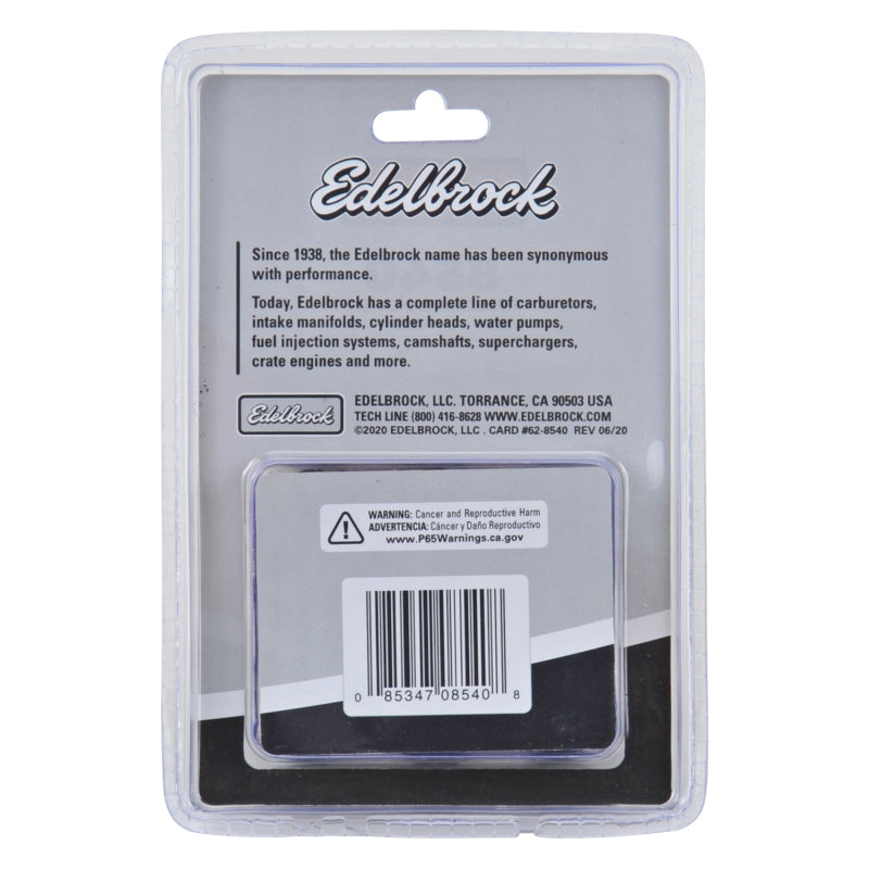 Edelbrock Exhaust Header Bolts 3/8in-16 X 3/4in, Black Oxide W/ Allen Socket-thumbmail-3
