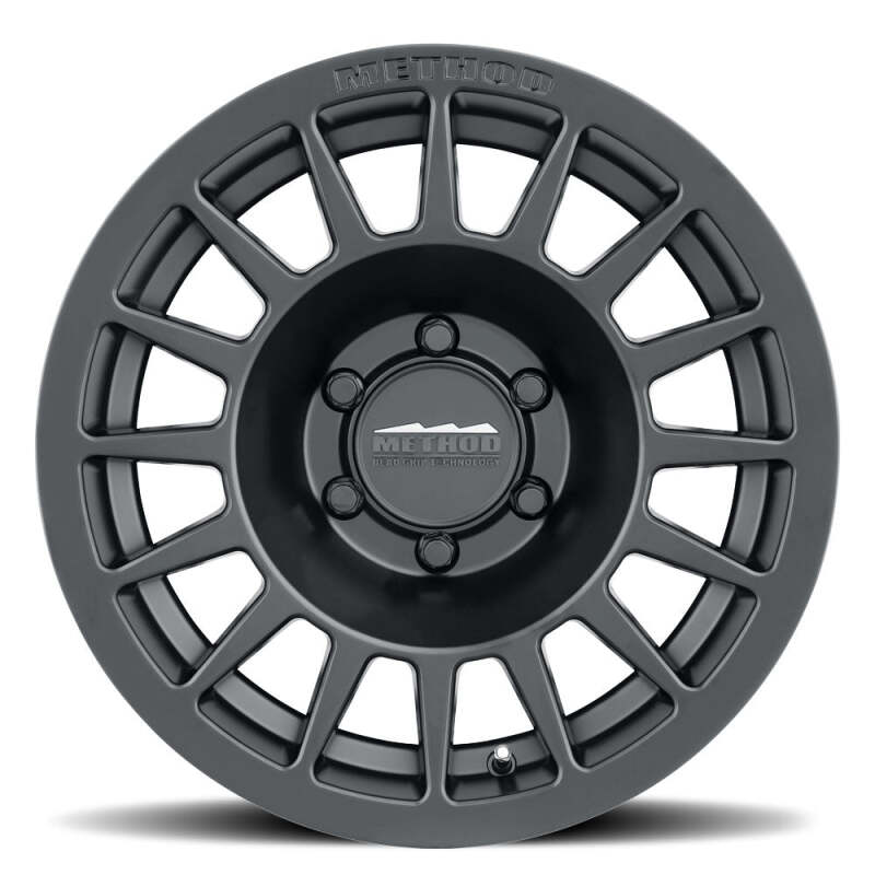 Method MR707 Bead Grip 18x8.5 / +38mm Offset / 5x120 BP / 64.25mm CB / 6.2in BS Matte Black Wheel-thumbmail-3