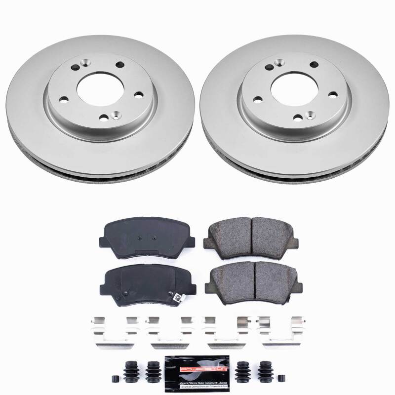 Power Stop 11-16 Hyundai Elantra Front Z23 Coated Brake Kit-thumbmail-1